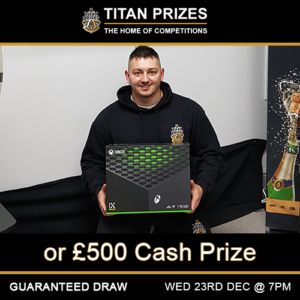 Xbox Series X or £500 Cash Alternative Competition