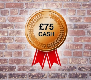 Bronze Draw: £75 Cash