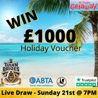 £1000 Holiday Voucher