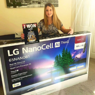 Amiee Dawn 65" LG Smart 4K TV Winner