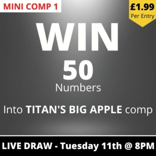 Mini Comp 1: 50 Big Apple Bundle Tickets