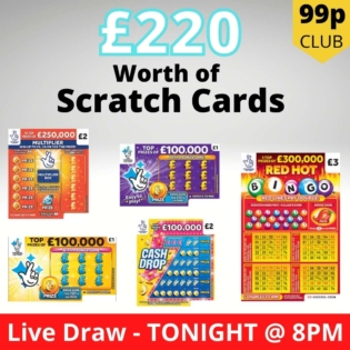 £220 of Scratch Cards