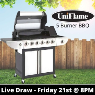 Uniflame 5 Burner BBQ