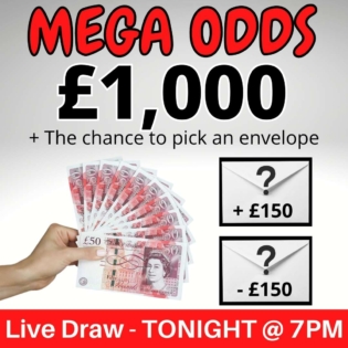 £1000 Jackpot + Envelope Game Competition