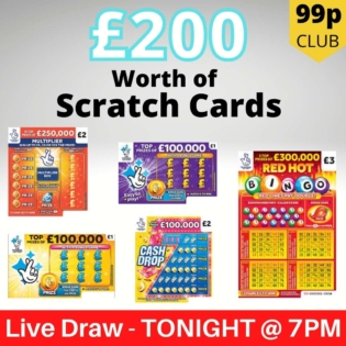 £220 of Scratch Cards Competition