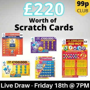 £220 of Scratch Cards