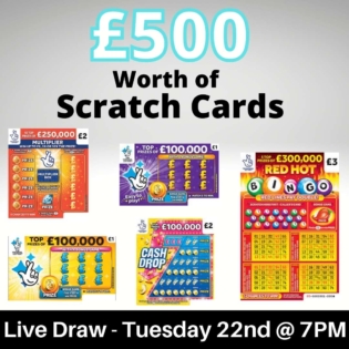 £500 Scratch Cards Competition