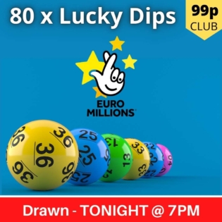 80x EuroMillions Lucky Dip Competitions