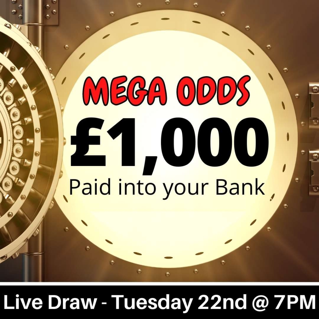Mega Odds £1000 Cash Competition