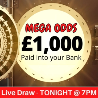 Mega Odds £1000 Cash Competition