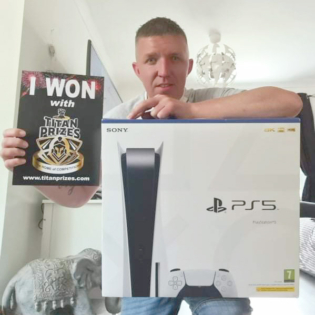 Ian Giles PS5 Winner