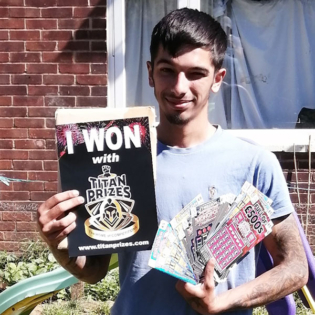 Jay Frost Scratch Card Winner