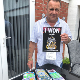 Steve Short £500 Scratch Cards Winner