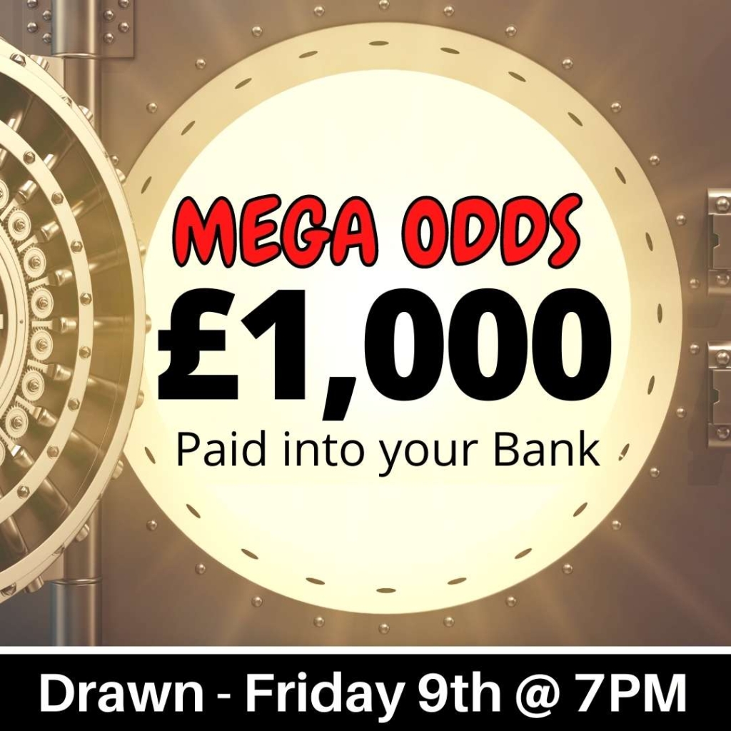 Mega Odds £1000 Cash Competition