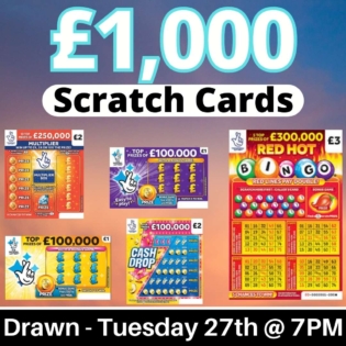 £1000 of Scratch Cards