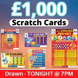 £1000 of Scratch Cards