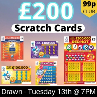 £200 Scratch Card Competition