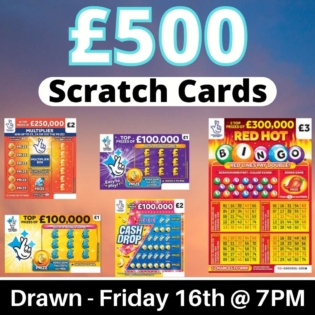 £500 of Scratch Cards Competition