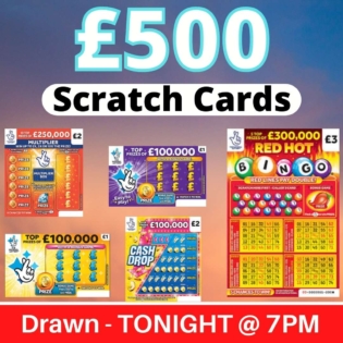 £500 of Scratch Cards Competition