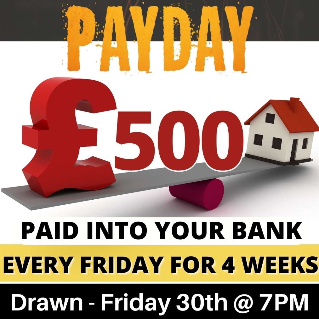 £500 a week for 4 weeks competition