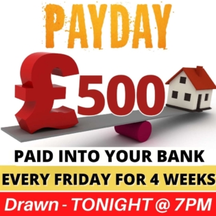 £500 a week for 4 weeks competition