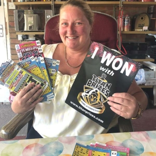 Kelda Hughes - £200 Scratch Cards Winner