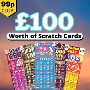 £100 of Scratch Cards for 99p