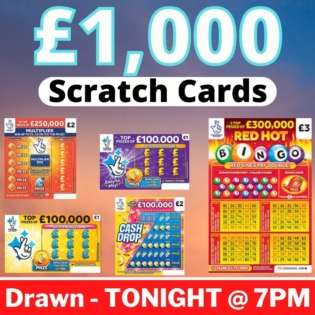 £1000 Scratch Cards Competition