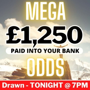 £1250 Low Odds Cash Competition