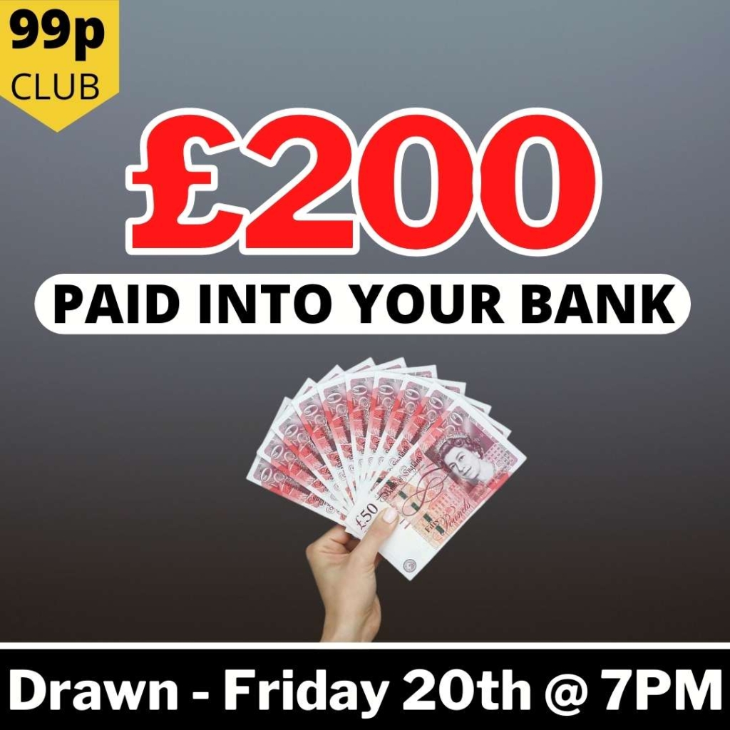 £200 Cash for 99p Competition