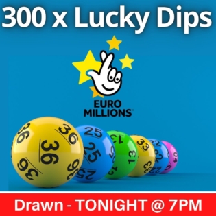 300 x EuroMillions Lucky Dips Competition