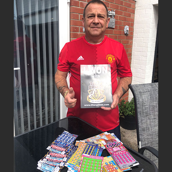 Steve Short - Scratch Cards Winner