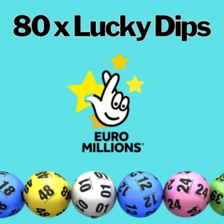 80x EuroMillions Lucky Dips