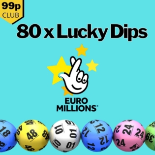 80x EuroMillions Lucky Dips
