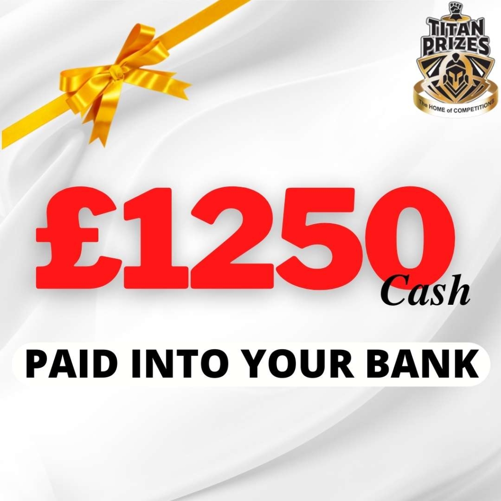 £1250 Cash Competition