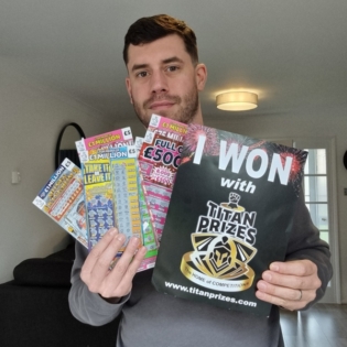 Luke Jose - Scratch Cards Winner