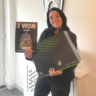 Clare Moffat - Xbox Winner