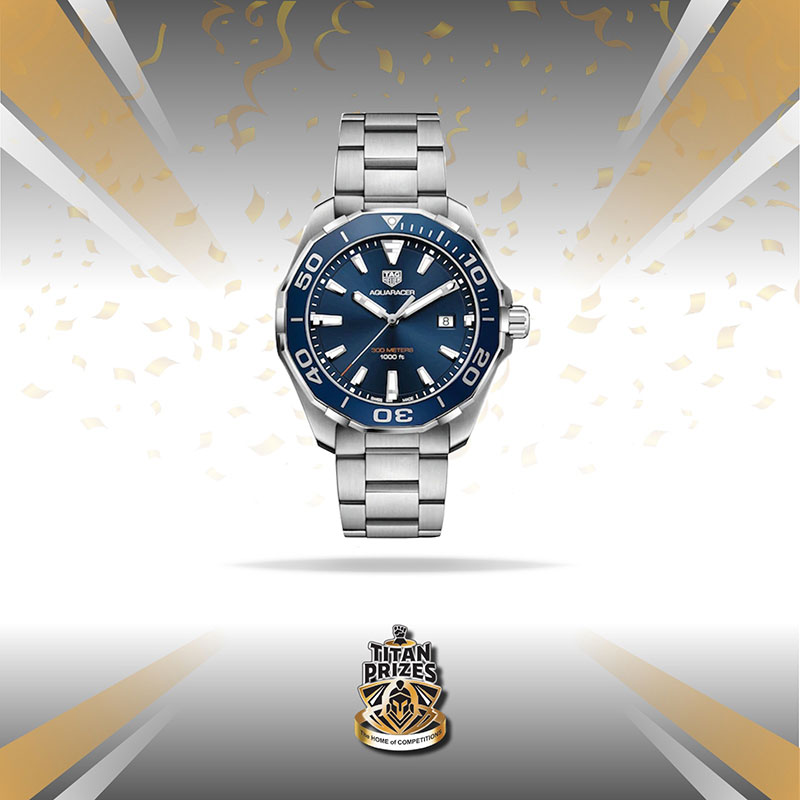 Tag Heuer Aquaracer or £1,300 Cash