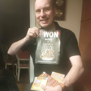 James Dean Scratch Card Winner