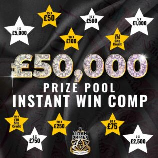£50k Prize Pool Instant Win Competition