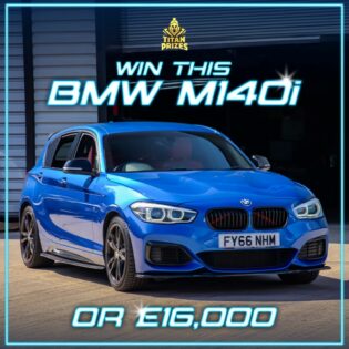 WIN This BMW M140i or £16,000 cash at Titan Prizes