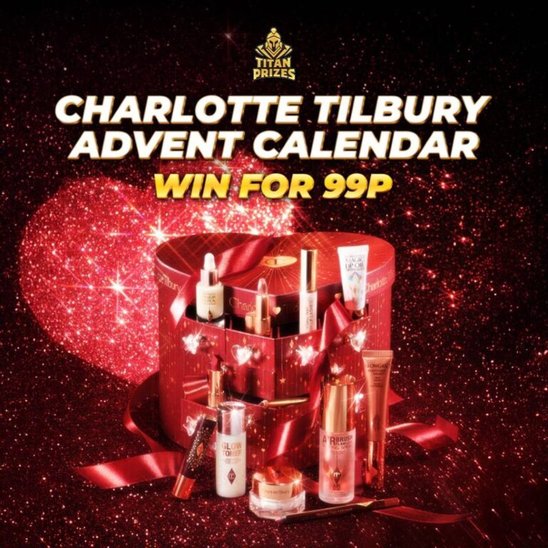 Charlotte Tilbury Advent Calendar Titan Prizes