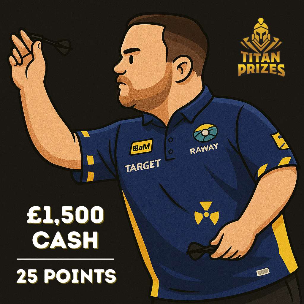Luke Littler - 🤑 £1,500 Cash 🤑 25 Points