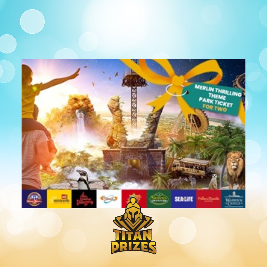 Merlin Theme Park Tickets for 2 (10 Locations) or £60