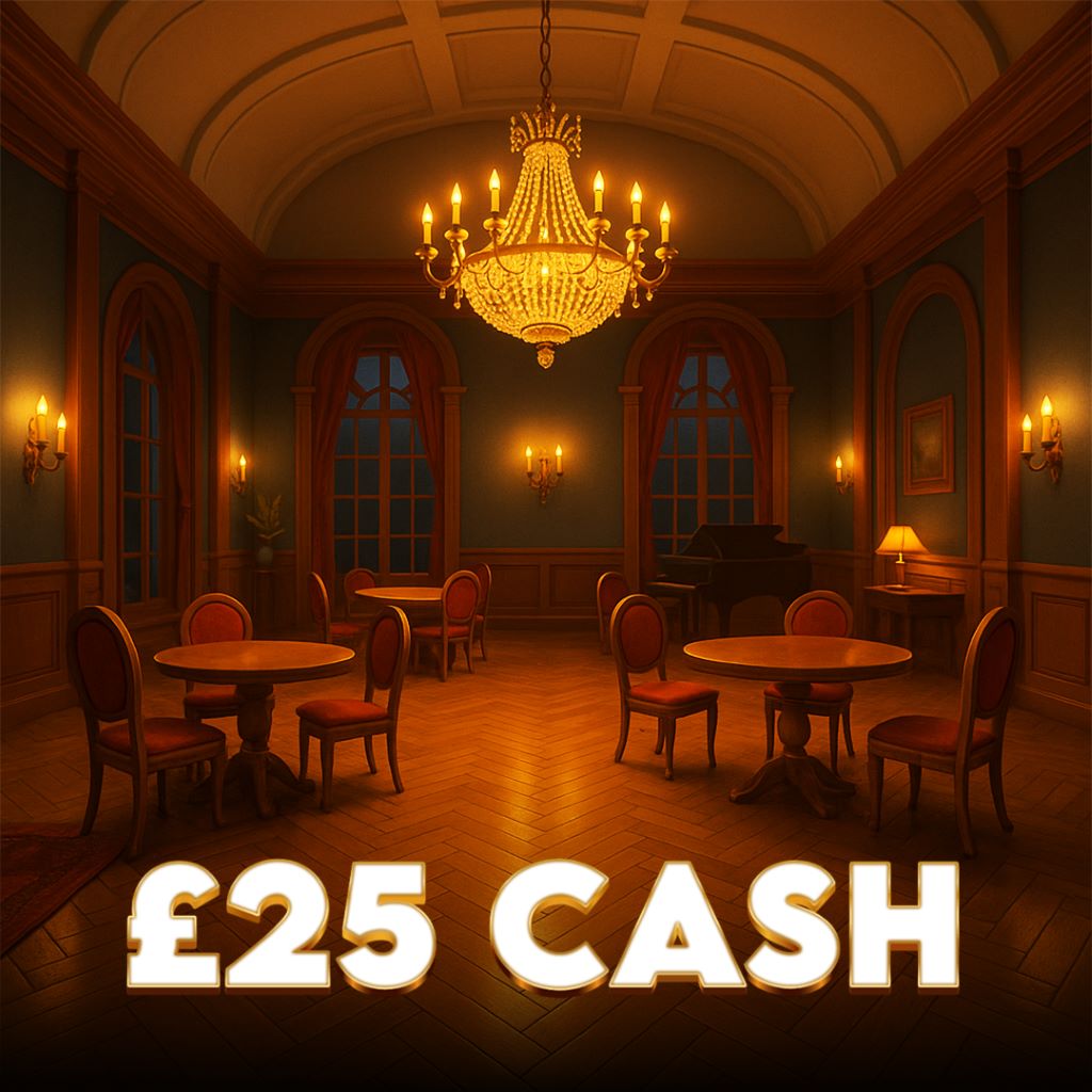 ROOM: Ballroom: £25 Cash