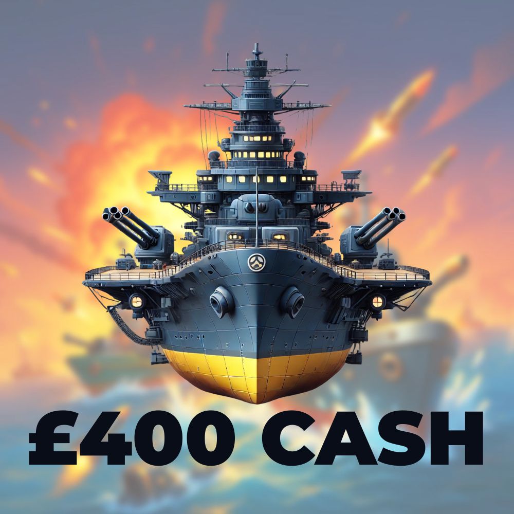 Battleship: £400 Cash (Doubled if last in set)