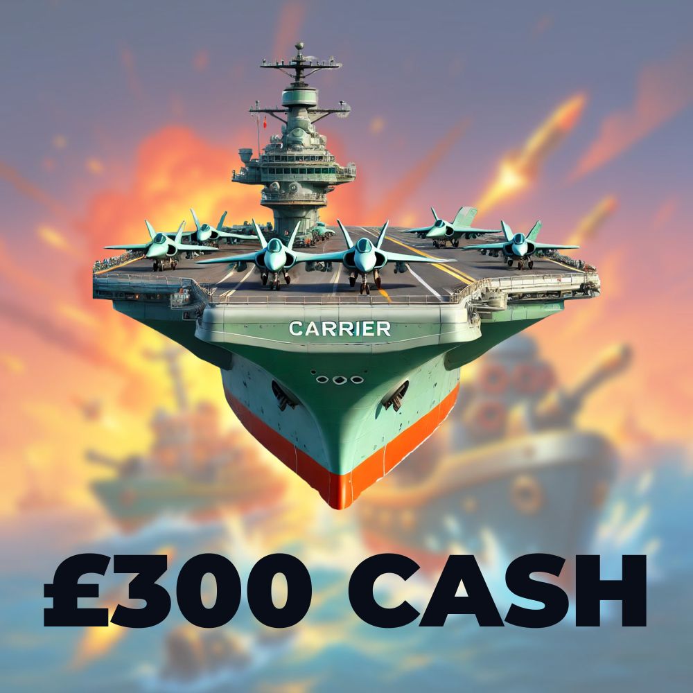 Carrier #1: £300 Cash (Doubled if last in set)